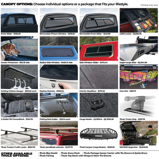 LEER 100R Canopy – 13-20 Nissan Frontier (King/Crew) 6’0″